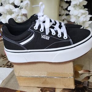 Vans Black and White Sneakers